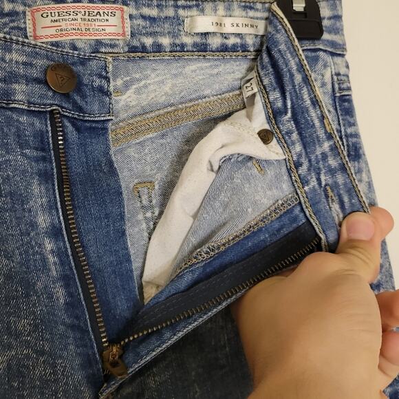 Guess Blue Skinny Jeans - Picture 7 of 12